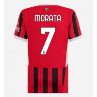 AC Milan Alvaro Morata #7 Fußballbekleidung Heimtrikot Damen 2024-25 Kurzarm